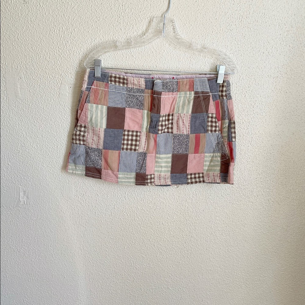 COPY - AEO patchwork mini skirt